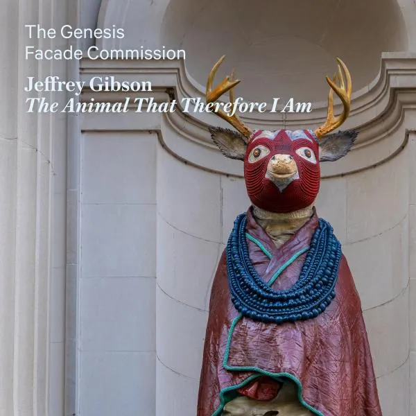 The Genesis Facade Commission: Jeffrey Gibson, The Animal That Therefore I Am