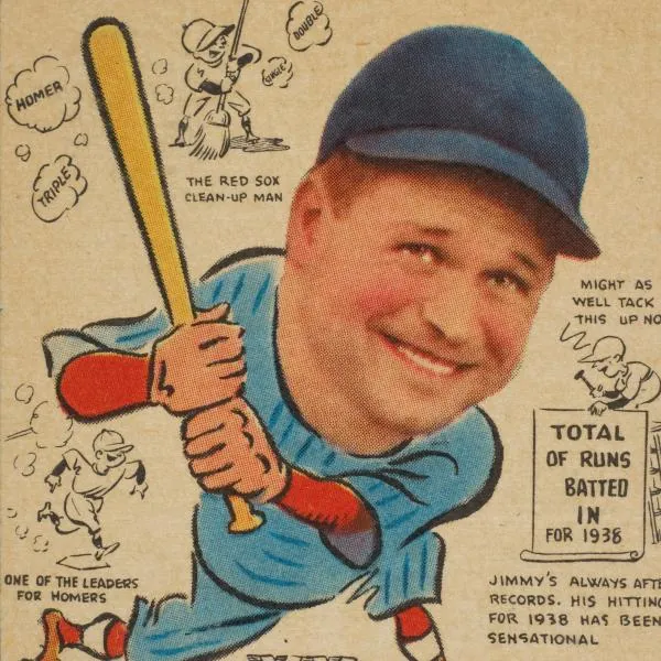 Cromos de beisbol de la coleccion de Jefferson R. Burdick