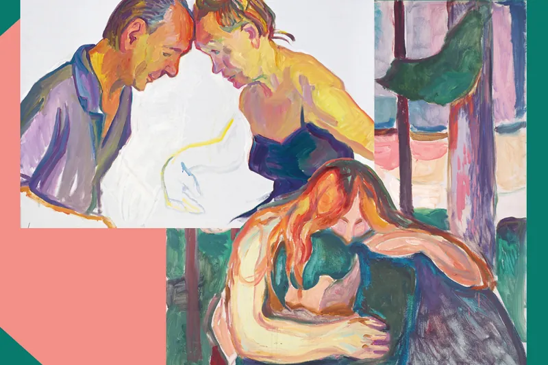 Maria Lassnig and Edvard Munch