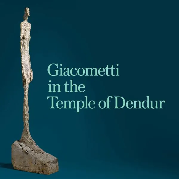 Giacometti im Tempel von Dendur