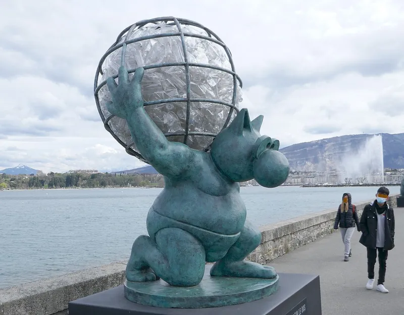Le Chat déambule à Genève