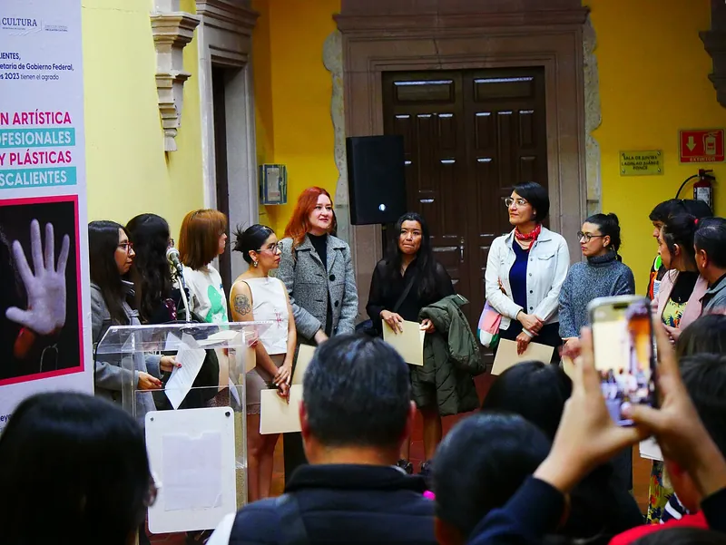 Support for Artistic Production Directed at Women Professionals in Visual and Plastic Arts in the State of Aguascalientes