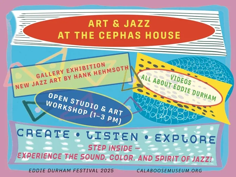 Hank Hehmsoth Art Installation at the Eddie Durham Jazz Festival